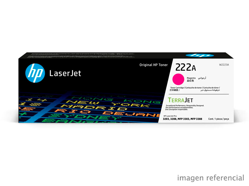 W2223A Toner HP W2223A (222a) l.j. m3303 Magenta 1,200 páginas