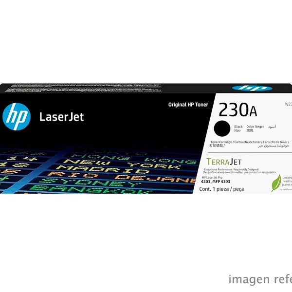Toner HP W2300A 230A LaserJet 4303 Negro 2000 Paginas