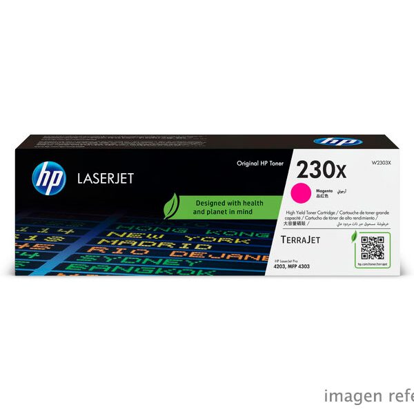 Toner Hp W2303x 230x Laserjet Pro Mfp 4303 Magenta 5,500 Paginas